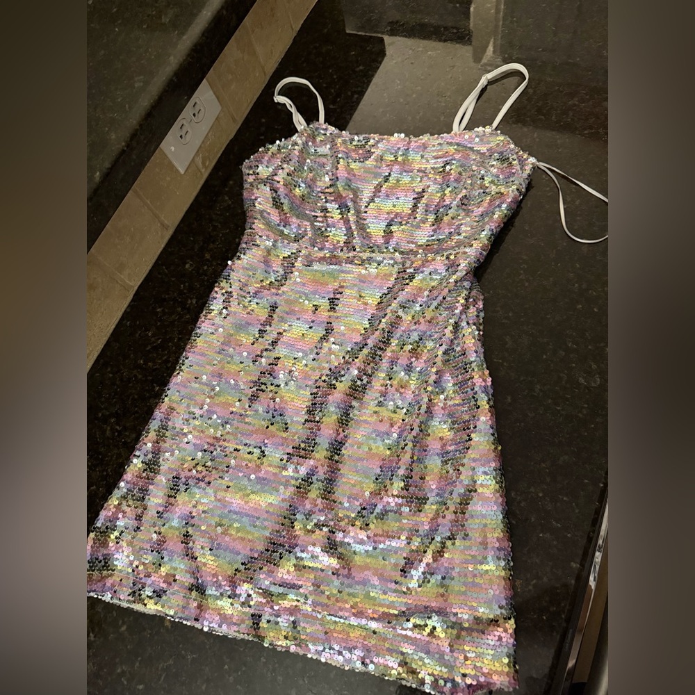 Emory Park Multicolor Sequin Party Dress